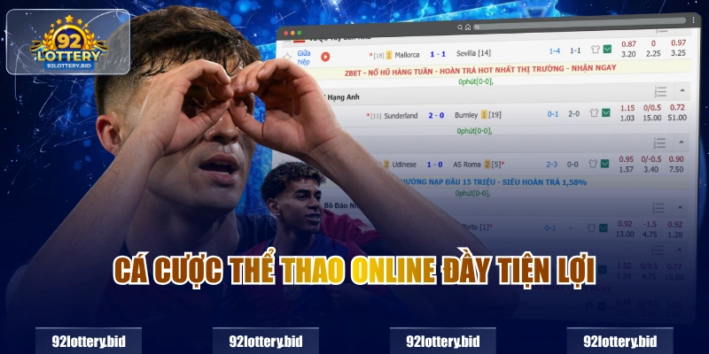 Cá cược thể thao online đầy tiện lợi