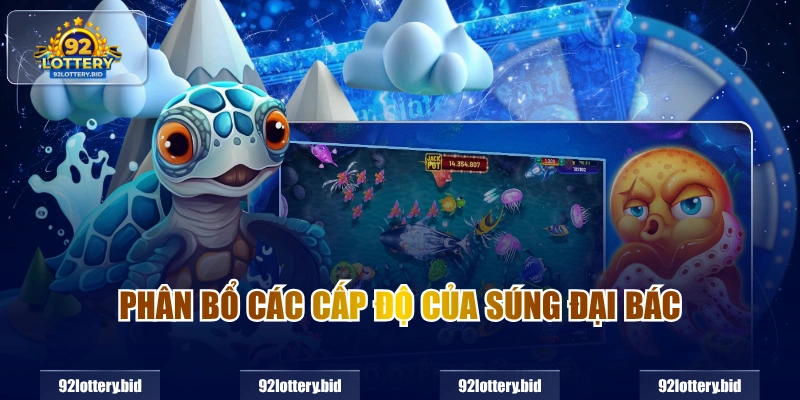 Phân bổ các cấp độ của súng đại bác