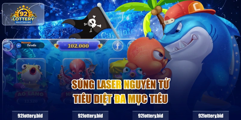 Súng laser nguyên tử tiêu diệt đa mục tiêu